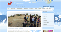 Desktop Screenshot of mclubholidays.com